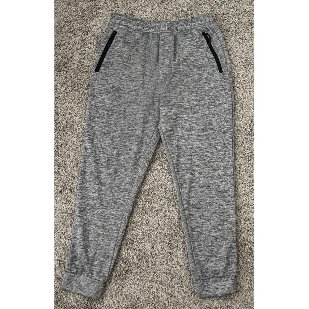 Public Record Jogger Pants Men's Large Gray Regular Fit Performance Activewear‎